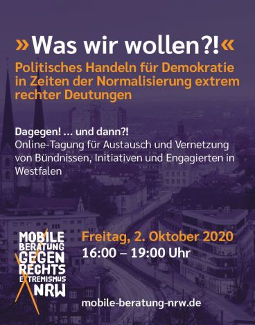 Vorschaubild Flyer Tagung Mobile Beratung gegen Rechtsextremismus